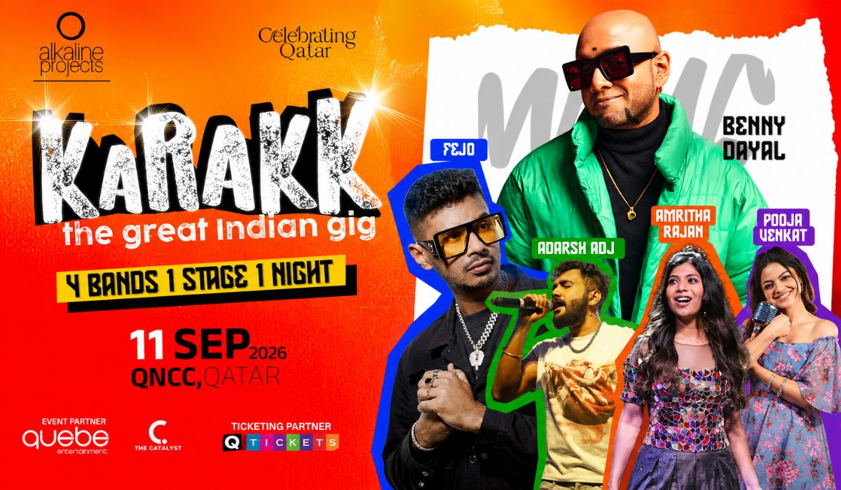 Karakk The Great Indian Gig: Qatar’s Biggest Indian Music Celebration in 2026 